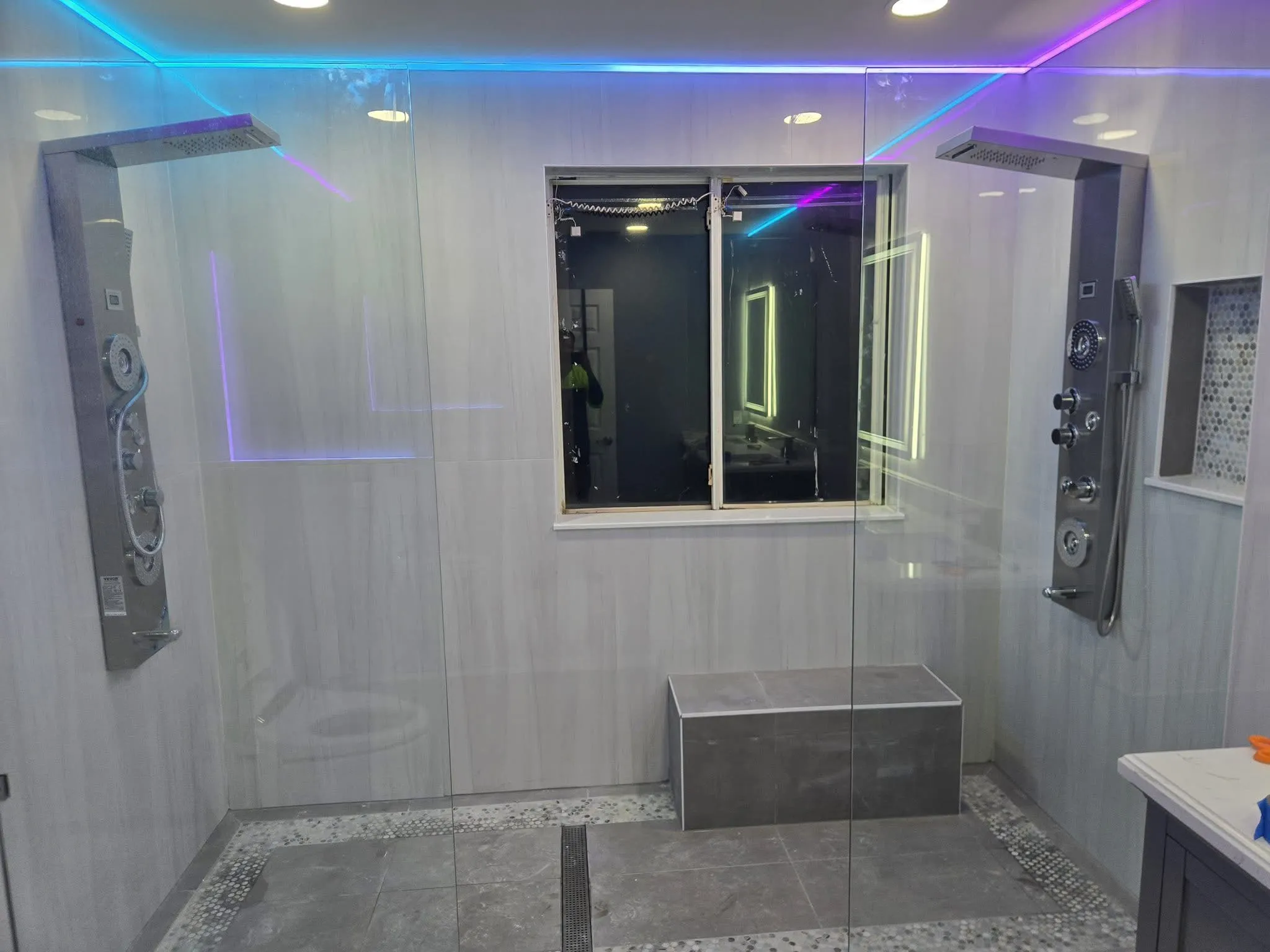 Glass Shower Build photo